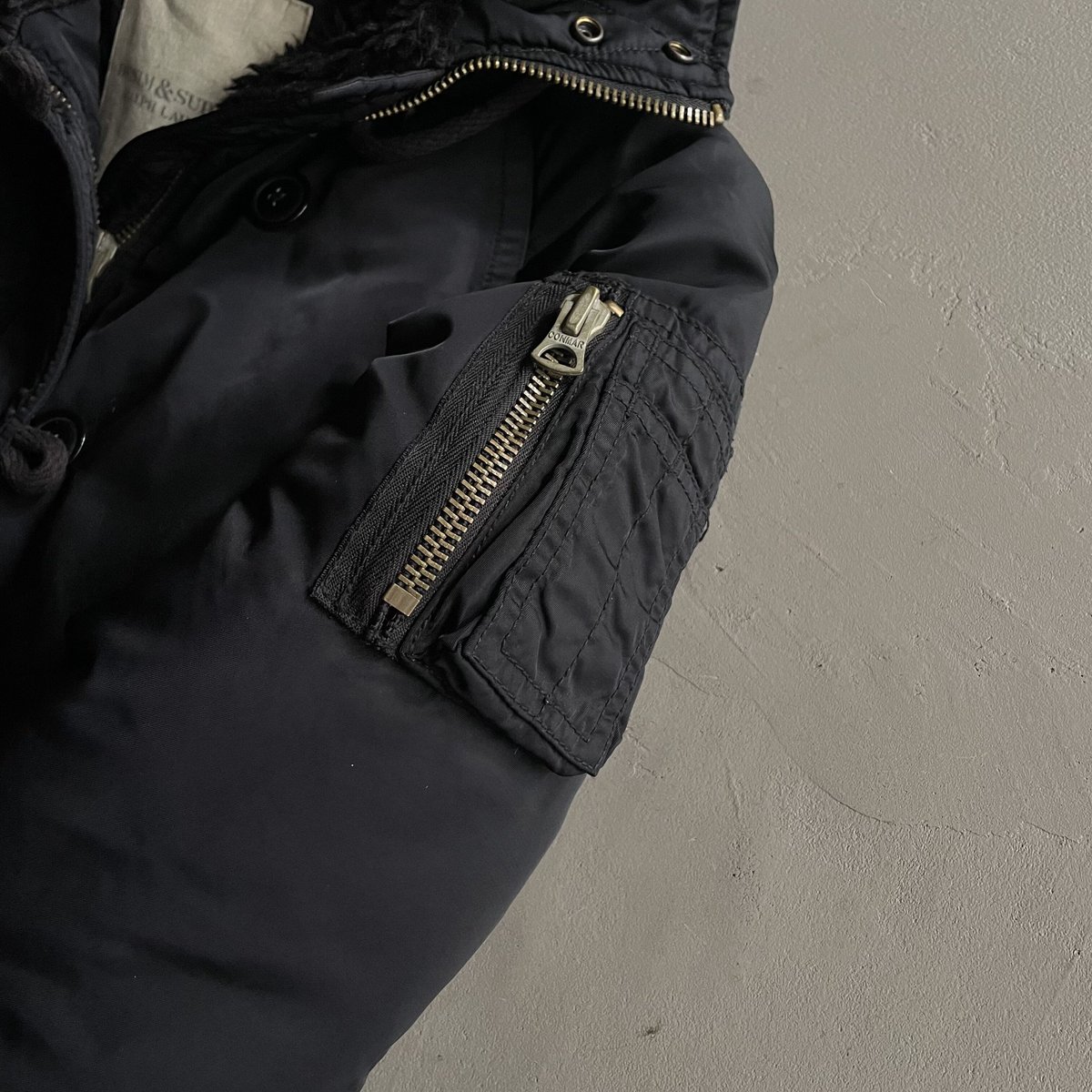 ジャケット・アウター Ralph Lauren N-2B fur down jacket black ポロ ラルフローレン POLO RALPH LAUREN N-2B フライト