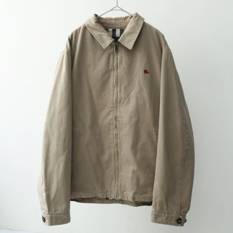 00s Burberry cotton zip up jacket｜バーバリー