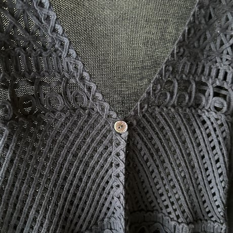 crochet design knit cardigan