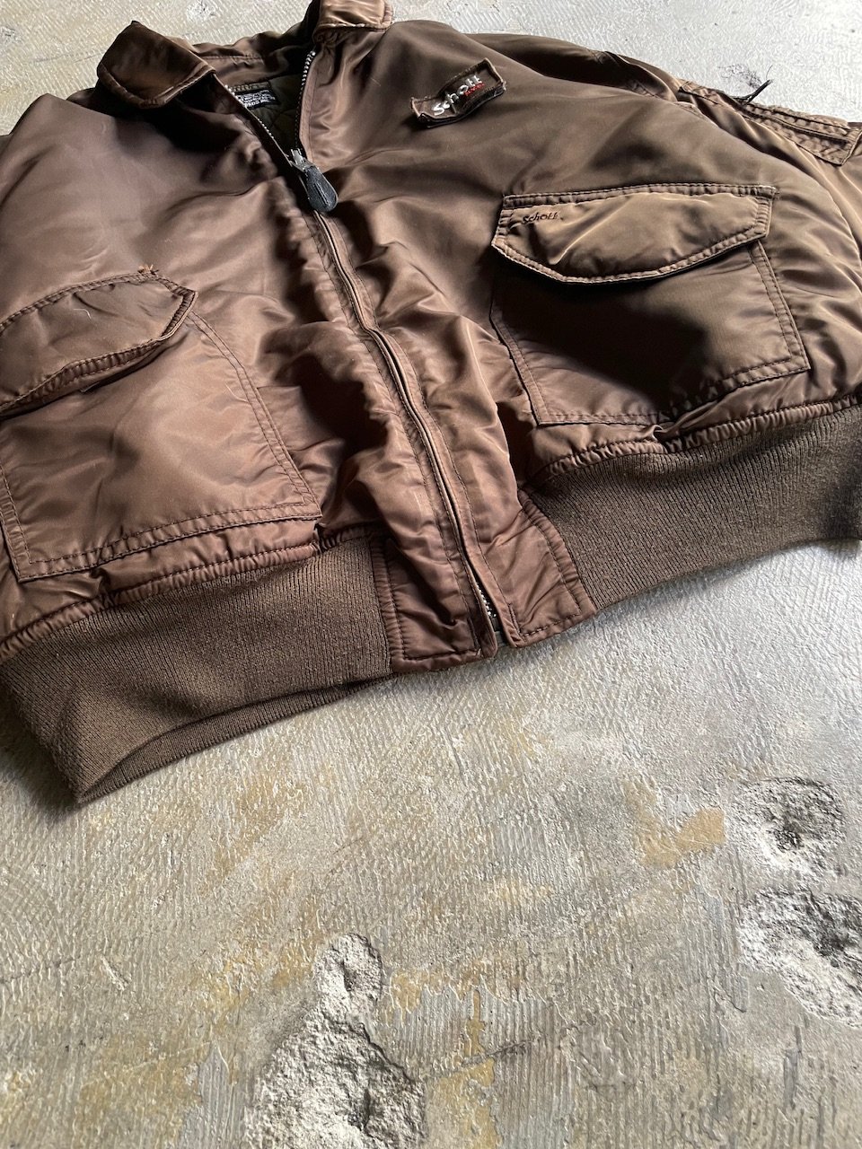 90s schott CWU-R flight jacket | sui & shara 90s schott CWU-R flight jacket | sui & shara
