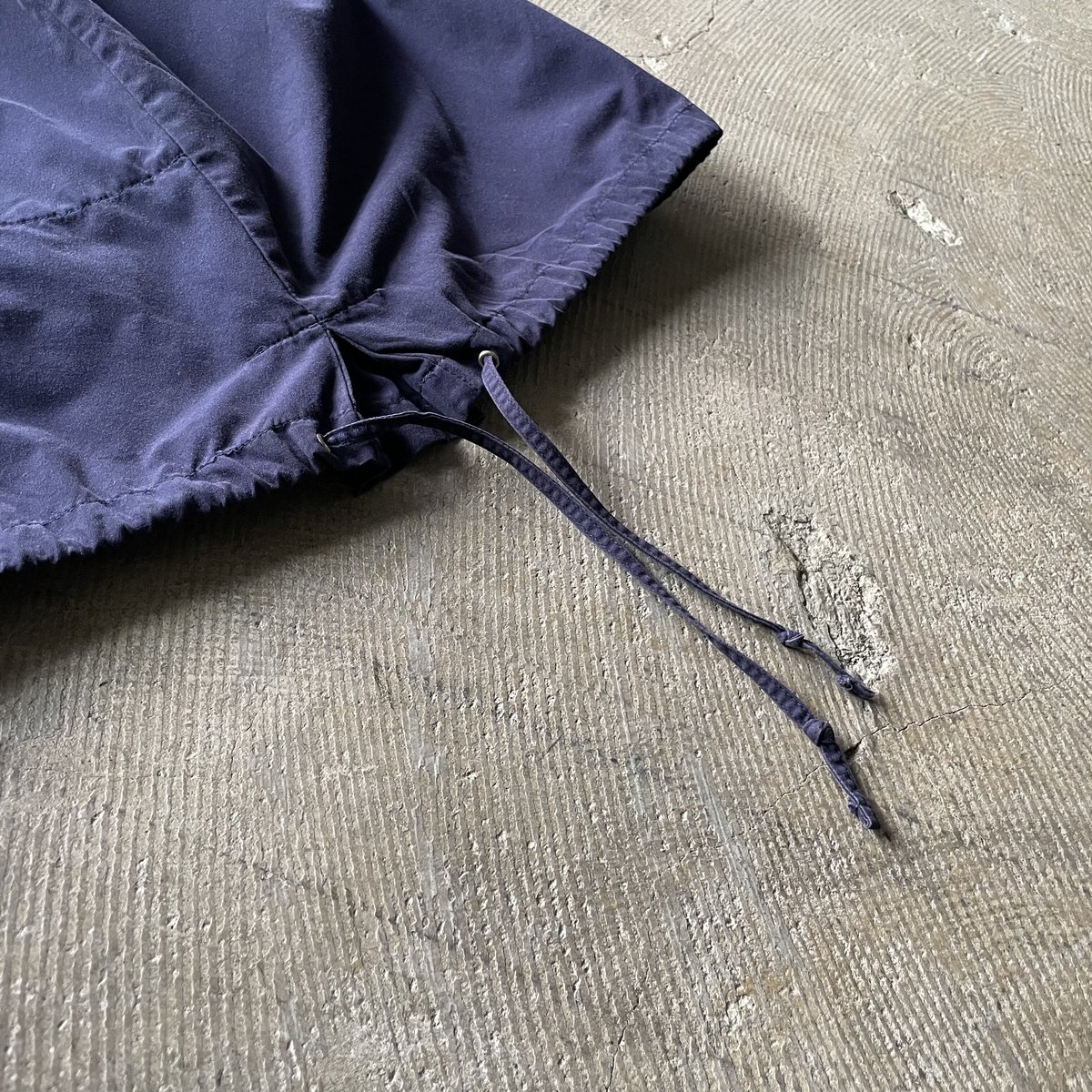 jcrew 名作コットンアノラック　ワントーン　レアカラー 90s J.CREW 2 Tone Cotton Anorak Parka 紺白 XL ジェイクルー