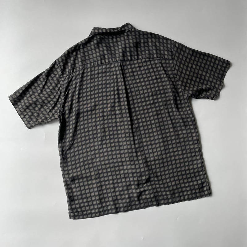 90's Perry Ellis silk open collar shirt | sui &