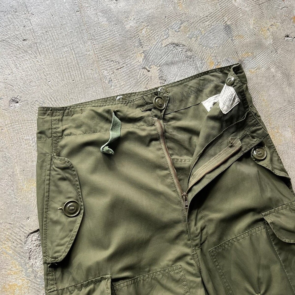80s Canadian army ecw windproof over pants | su