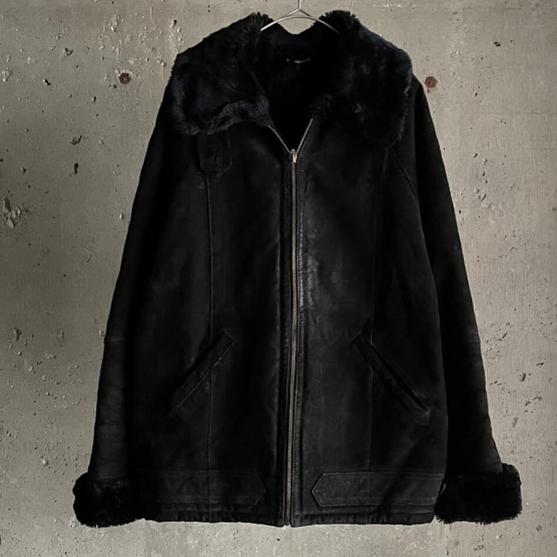 J.PERCY for MARVIN RICHARDS boa leather jacket