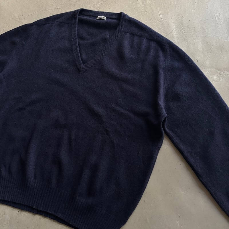 80s Brooks brothers cashmere v-neck knit sweate