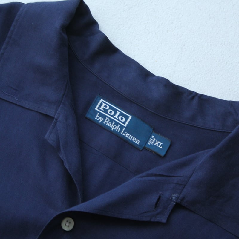 90s Ralph lauren silk/cotton/linen shirt | sui