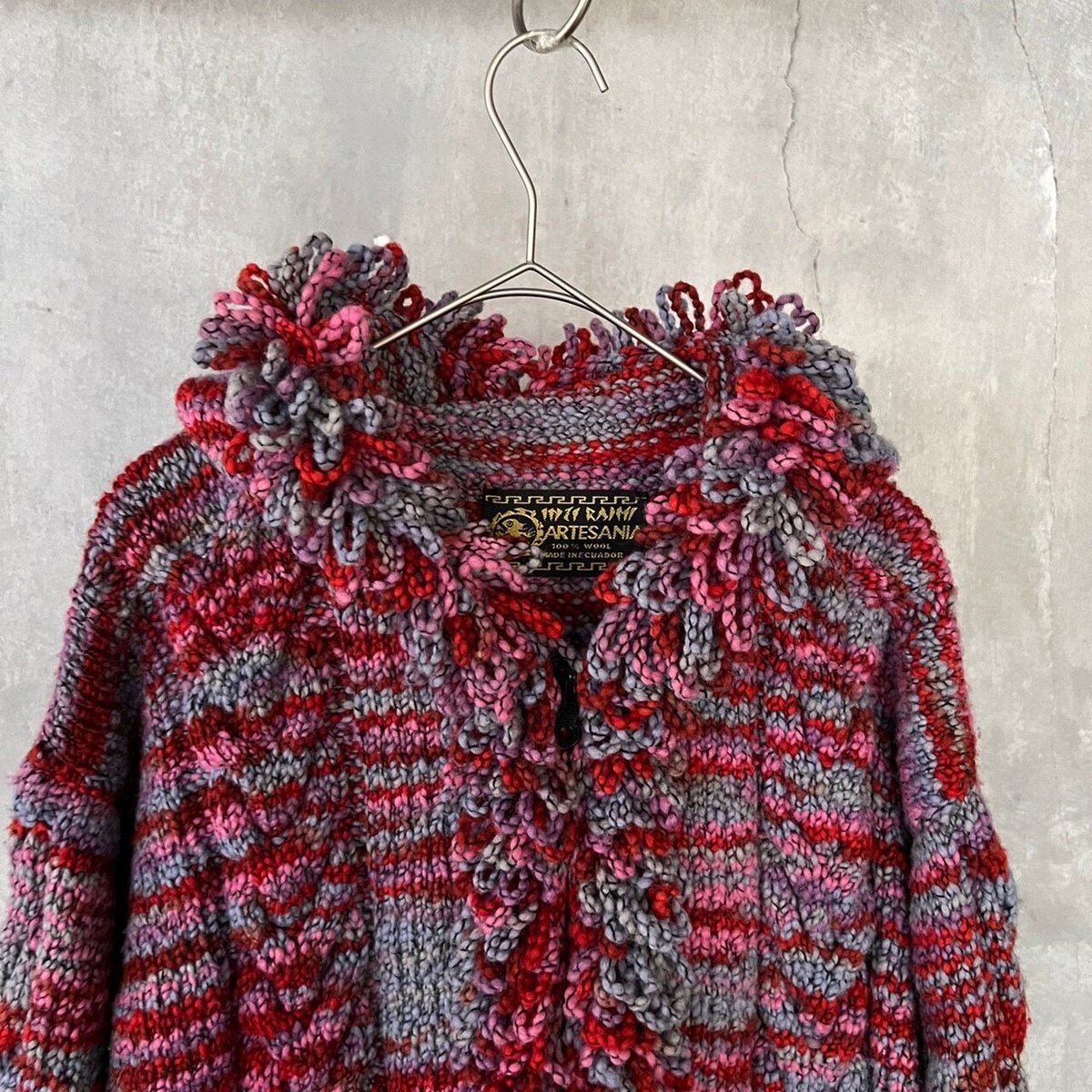 loop design knit jacket | sui & shara loop design knit jacket | sui & shara