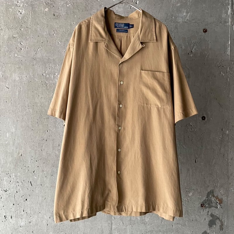 90's Polo Ralph Lauren “Caldwell”open collar si 90's Polo Ralph Lauren “Caldwell”open collar si