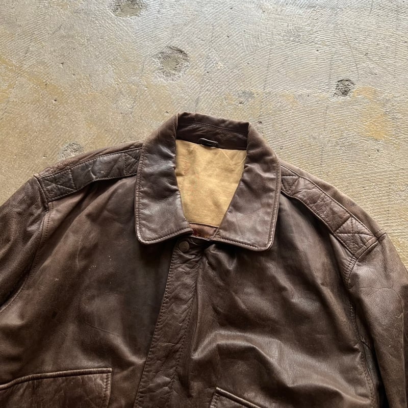 90s Mirage Classics A-2 type leather jacket | s