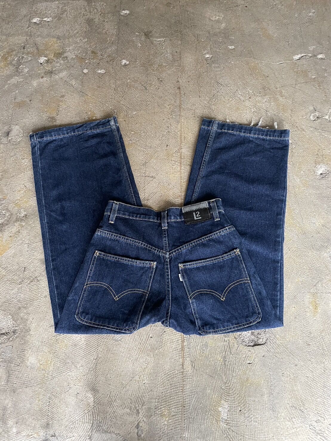 パンツ Levi's L2 Baggy pants \"baggy fit\" 90s USA製 Levi'sリーバイス L2 BAGGY FIT ブラック デニム