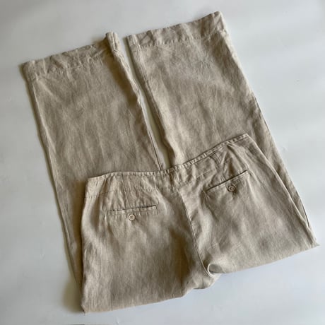 TALBOTS straight silhouette linen pants