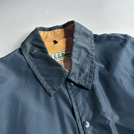 80's L.L.Bean chamois linning chin-strap coach jacket