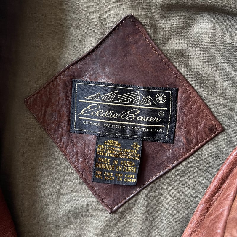 80s　エディバウアー　A-2型　レザージャケット 80s Eddie Bauer A-2 type leather jacket | sui &