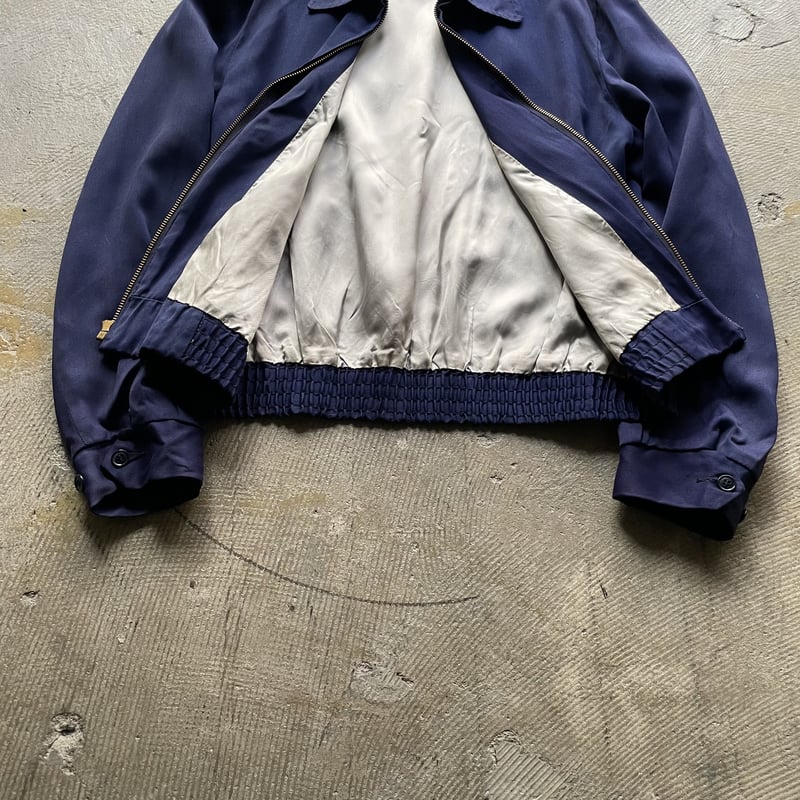 50's~ Campus rayon gabardine jacket | sui & shara 50's~ Campus rayon gabardine jacket | sui & shara