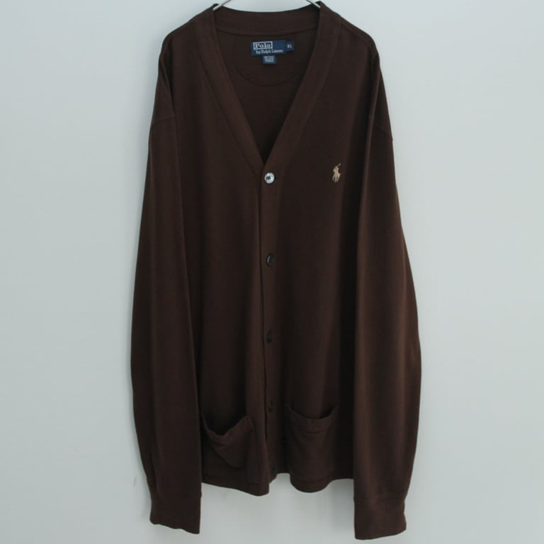 90s Ralph lauren pique cardigan｜ラルフローレン