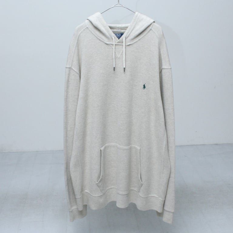 90s Ralph lauren cotton knit hoodie｜ラルフローレン