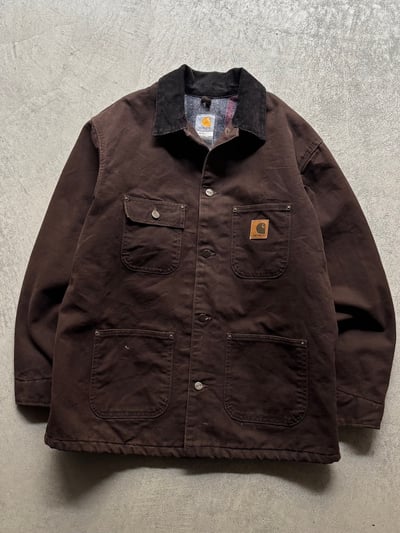 2000年代 カーハート ワークジャケット(00s Carhartt michigan chore coat|カーハート)