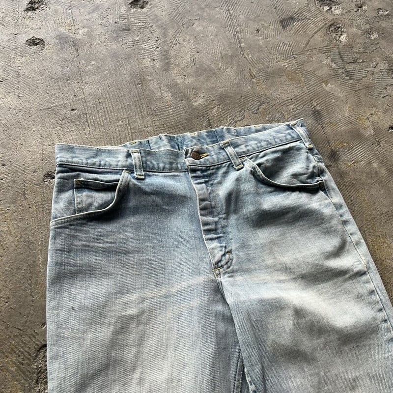 70s Lee 202 bell bottom flare denim pants | sui