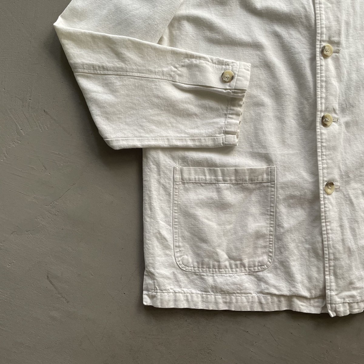 Laurent Cerrer cotton×linen coverall