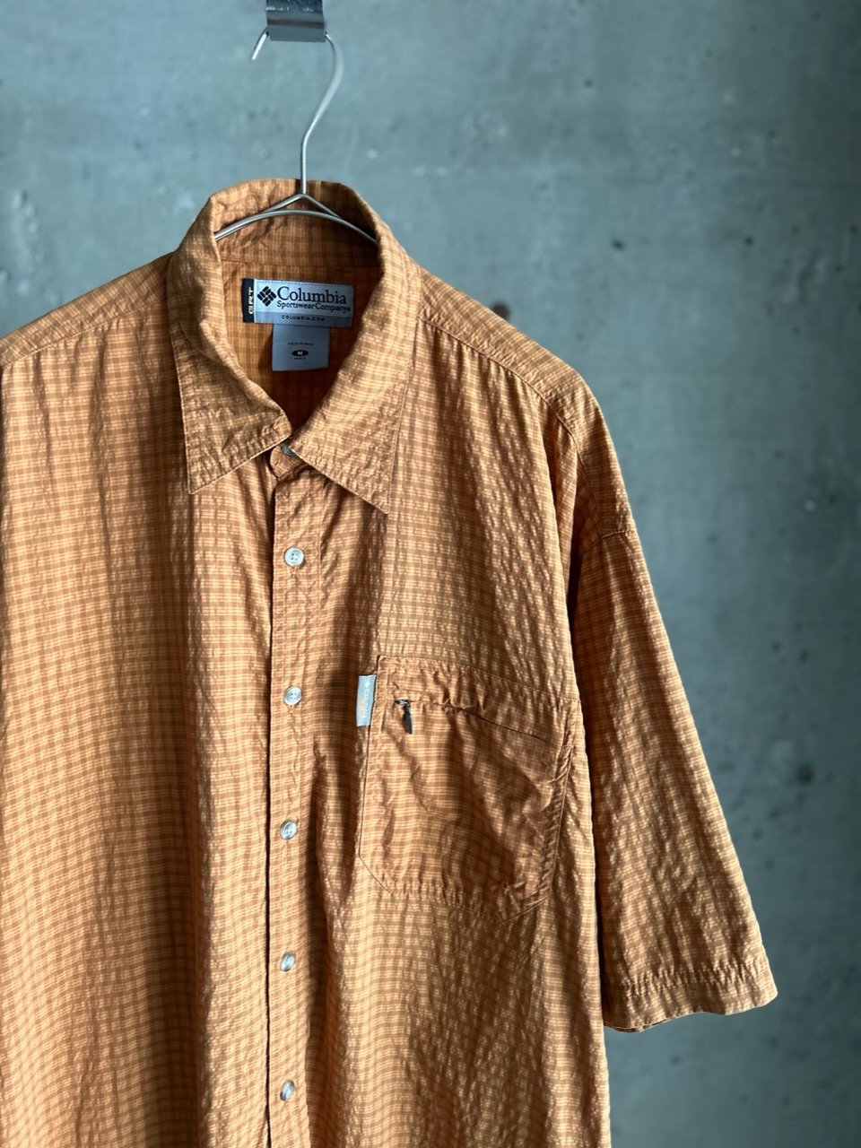 00s columbia コロンビア 短丈 チェックシャツ ストリート y2k 00s~ Columbia GRT check shirt | sui & shara