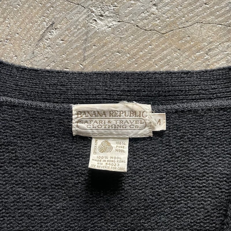 80s~ BANANA REPUBLIC wool knit cardigan | sui &