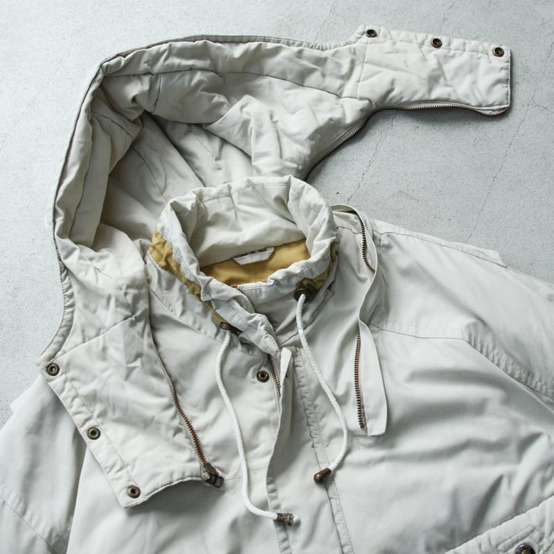 80s~ Detachable hood design puffer jacket | sui
