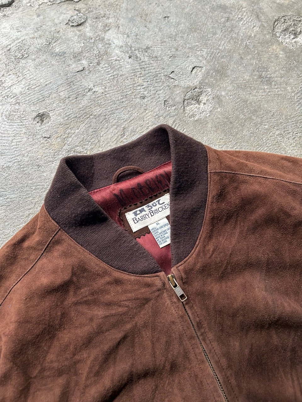 90s GOAT SUEDE leather blouson | sui & shara