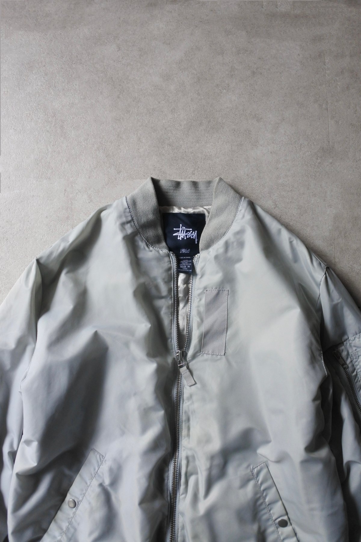 Stussy MA-1 type flight jacket | sui & shara Stussy MA-1 type flight jacket | sui & shara