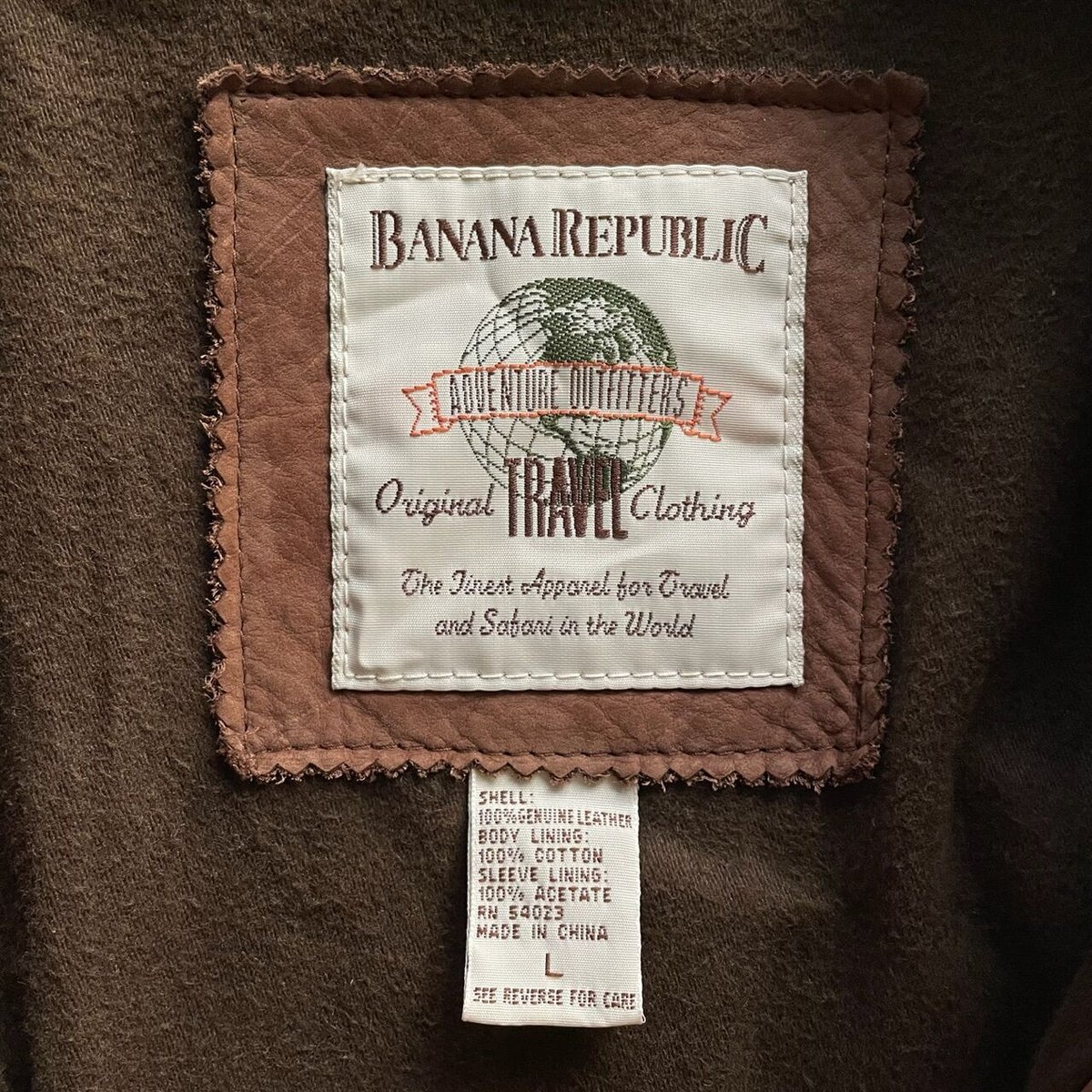 80s Banana republic nubuck leather hunting jack