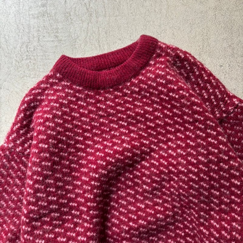 70s〜 L.L.Bean birds eye knit sweater | sui & shara