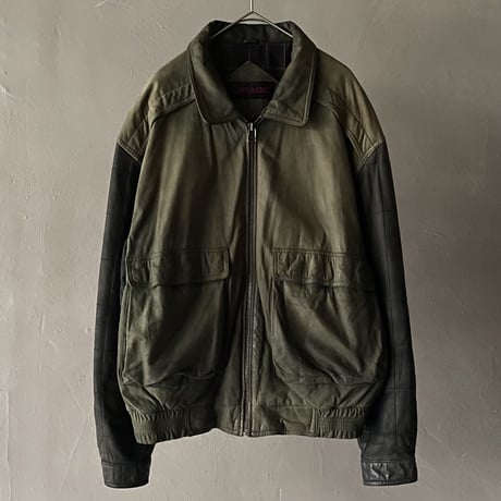 vintage リアルレザー A-2 ジャケット　90s vintage リアルレザー A-2 ジャケット 90s