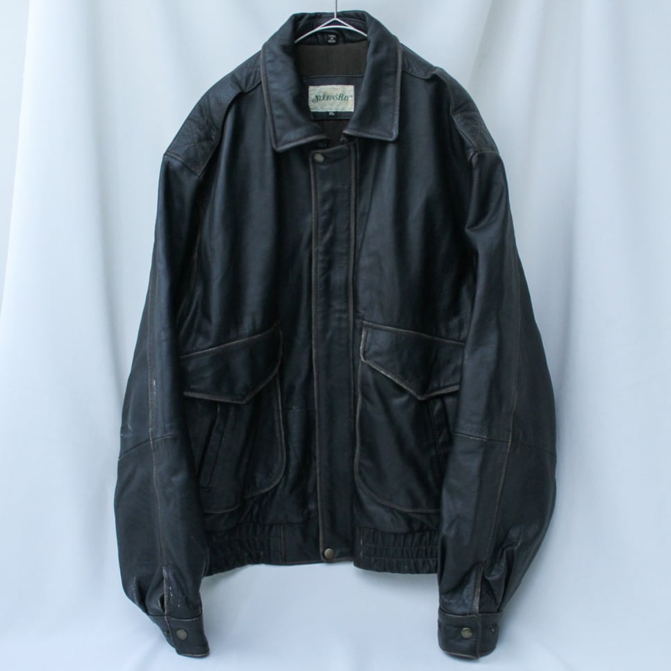 ジャケット・アウター ST.JOHN'S BAY A-2 leather jacket y2k st. johns bay leather jacket 