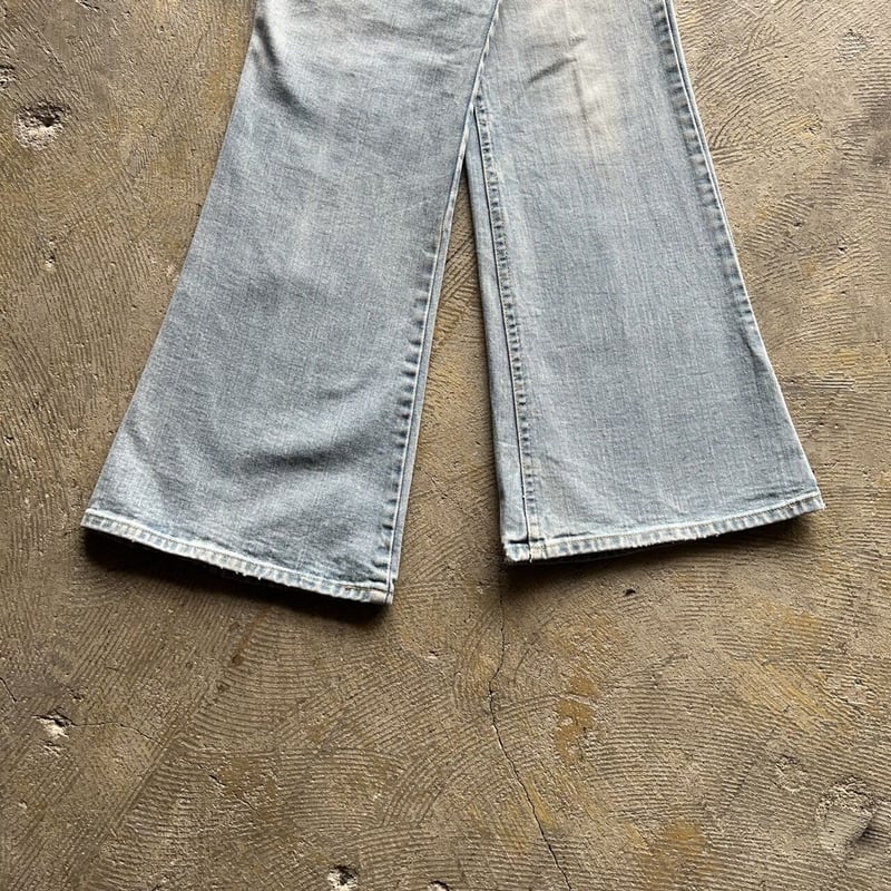 70s Lee 202 bell bottom flare denim pants | sui