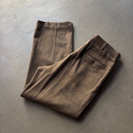 80s~ The j.peterman company cotton×wool slacks