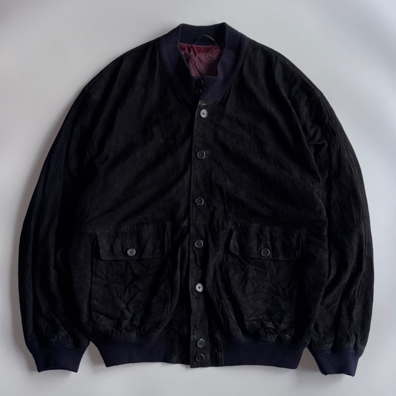 90's A-1 type suède leather jacket | sui & shara 90's A-1 type suède leather jacket | sui & shara