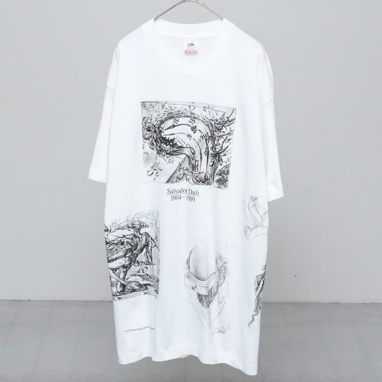 90年代 プリントTシャツ（90s Salvador Dalí mulch print T-shirt/Dead stock）
