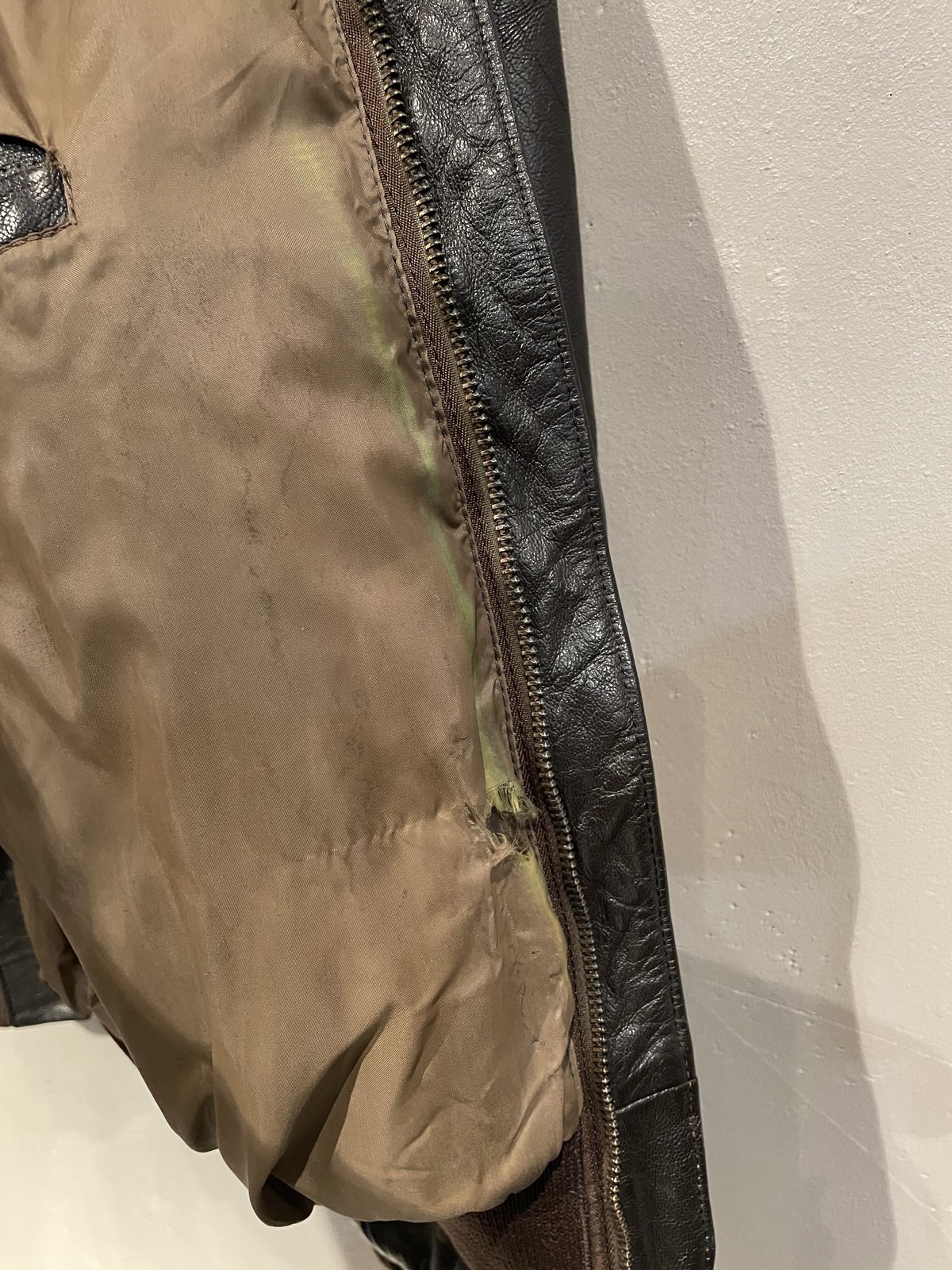 80s L.L.Bean A-2 type leather jacket ''Thinsula 80s L.L.Bean A-2 type leather jacket ''Thinsula