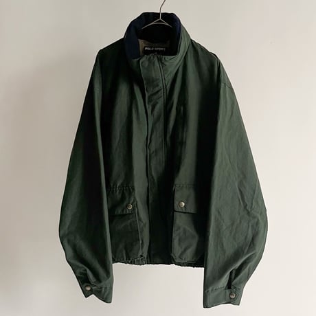 90s Polo sport cotton nylon baggys jacket