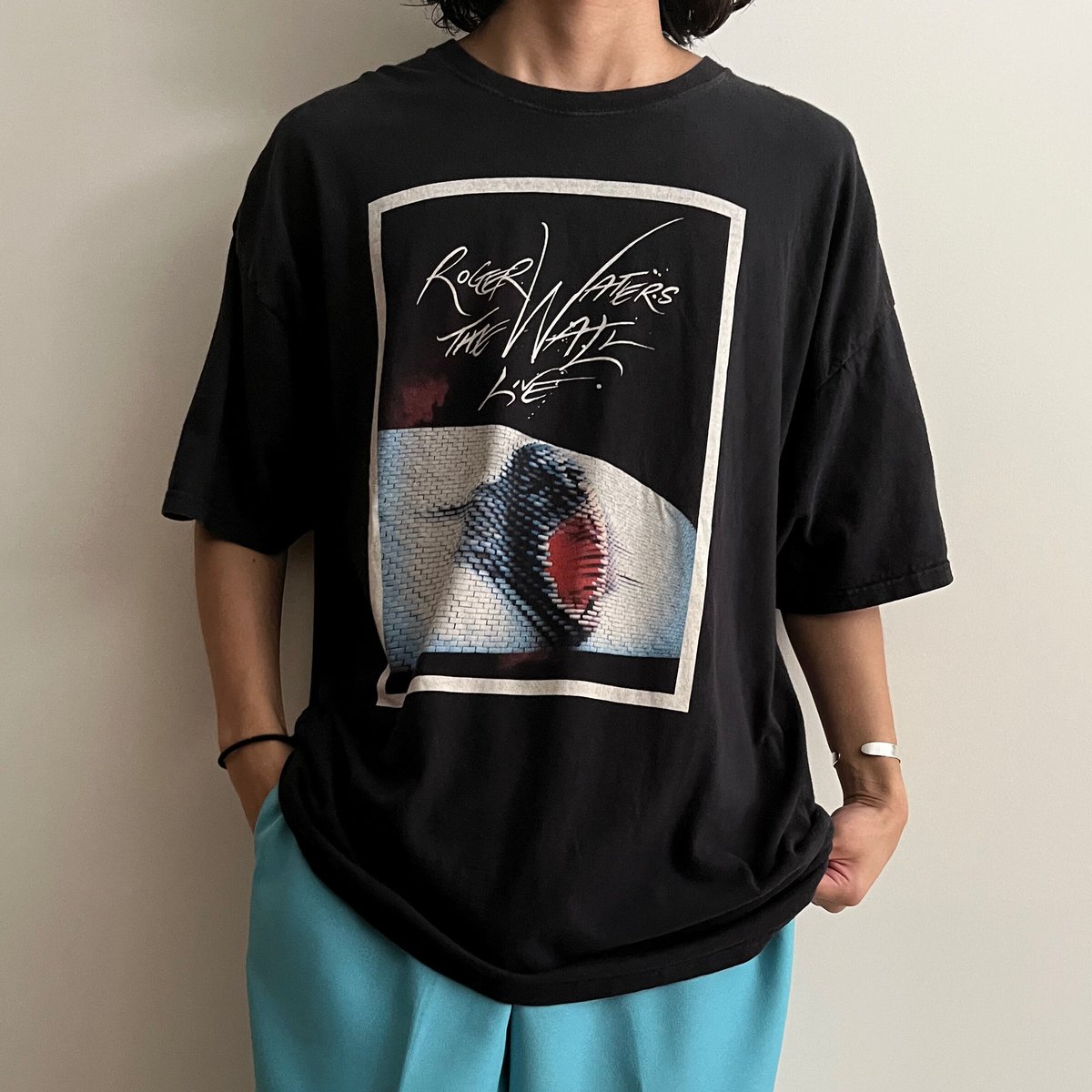 ロジャー・ウォーターズ ROGER WATERS Ｔシャツ pink floyd 激レア】ロジャー・ウォーターズ 2017 USツアー Tシャツ ピンク