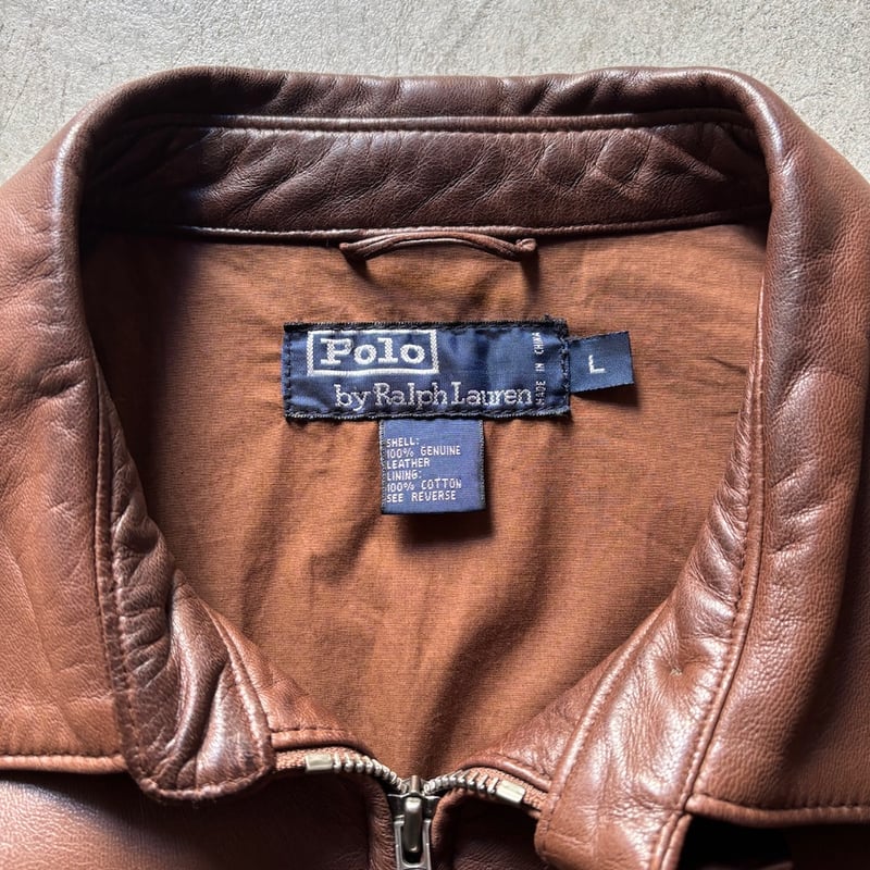 カ*ウ様 90s Ralph Lauren leather swing top 90s Ralph lauren leather swing top | sui & shara