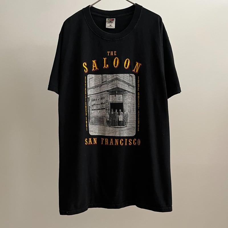 90s The Saloon San Francisco print Tシャツ 90s~ The Saloon San Francisco print tee | sui &