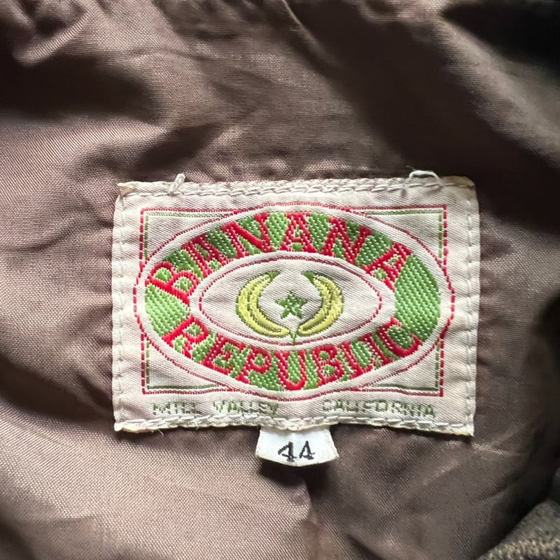 80s banana republic A-2 type flight jacket | su 80s banana republic A-2 type flight jacket | su