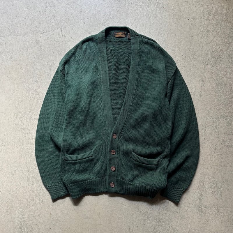【EDDIE BAUER】90s ローゲージ ニットカーディガン アースカラー EDDIE BAUER】90s ローゲージ ニットカーディガン アースカラー