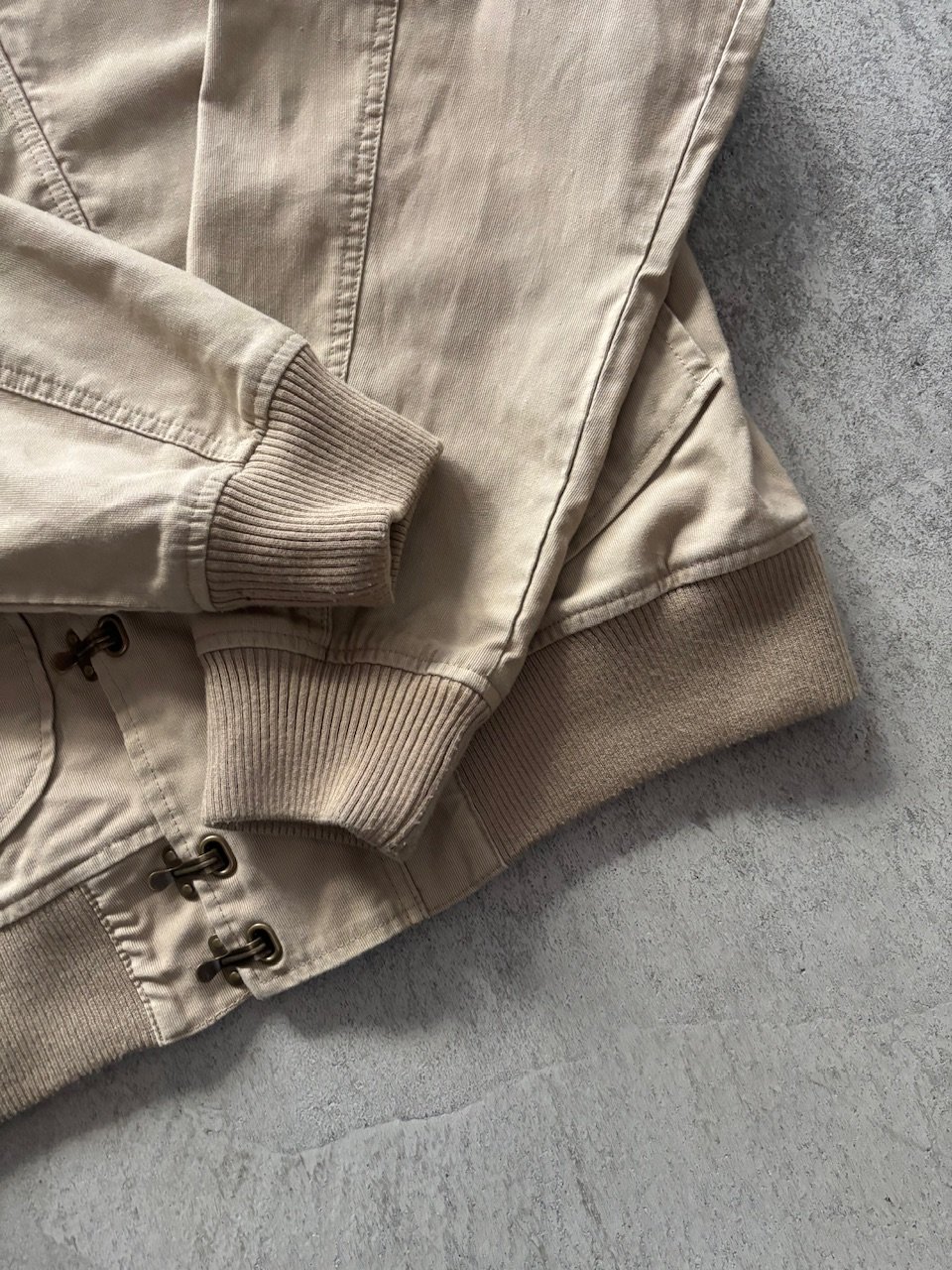 orvis 00s デッキフックジャケット ベージュ XL コットンピケ orvis 00s デッキフックジャケット ベージュ XL コットンピケ