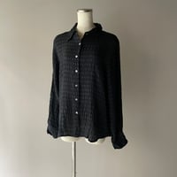 90’s seersucker silk shirt