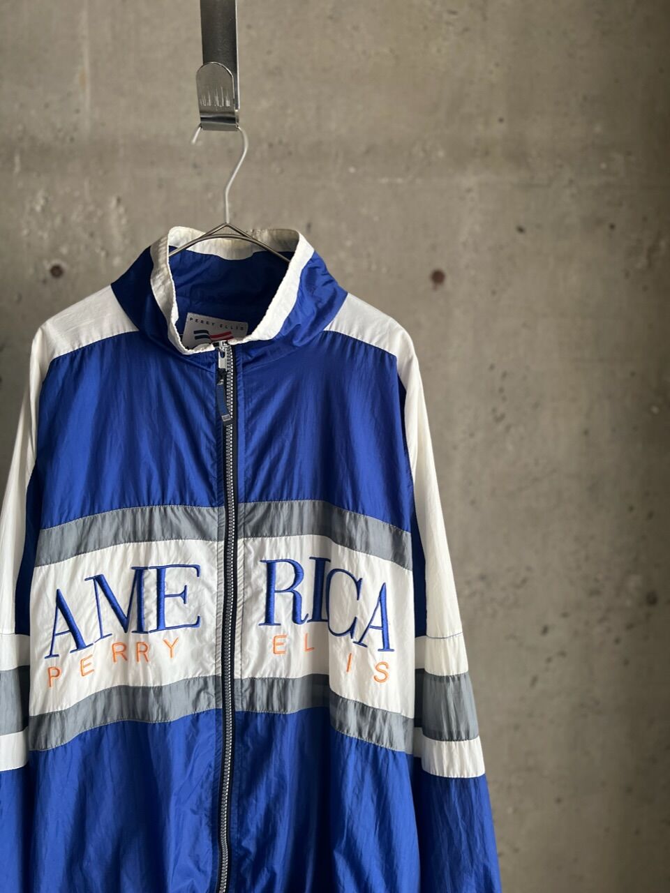 ＰＥＲＲＹ ＥＬＬＩＳ ペリーエリス ジップアップナイロンパーカー 90s 3293f47b1e62769f87261ec78ccfcb