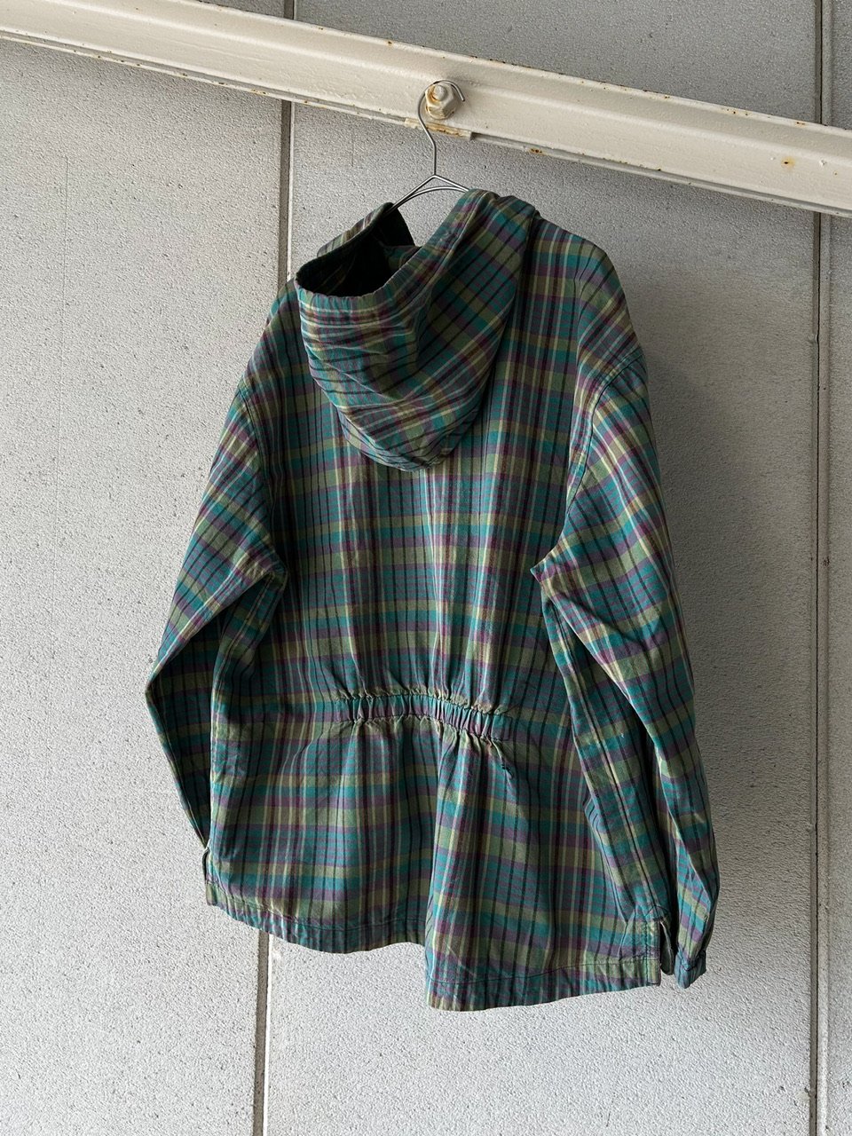トップス Eddie Bauer Madras Plaid Anorak Jacket 90s~ Eddie bauer plaid pattern cotton anorak |