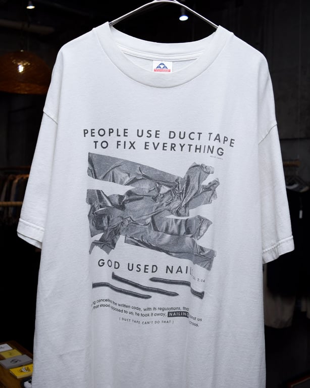 90年代 プリントTシャツ（90’s~ Message print tee）