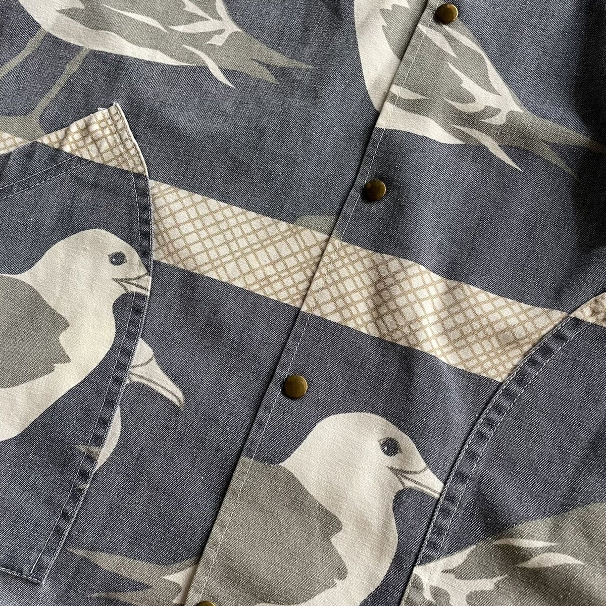 michigan rag orvis s/m 総柄parka michigan rag orvis s/m 総柄parka