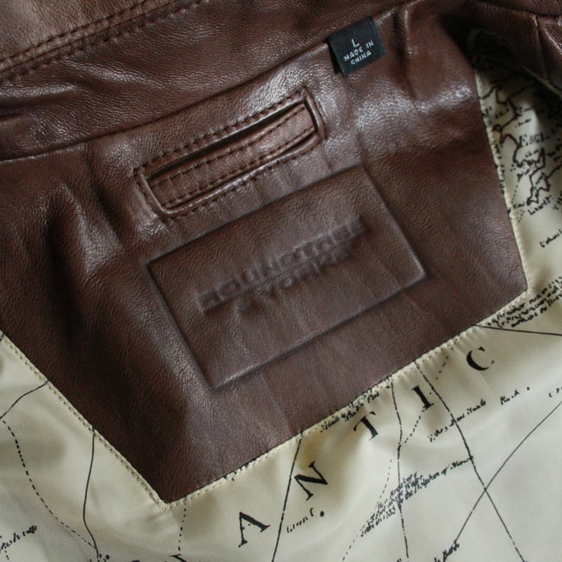 90s Leather Jacket ダークブラウン レザージャケット A-2 90s AVIREX A-2 type flight leather jacket 